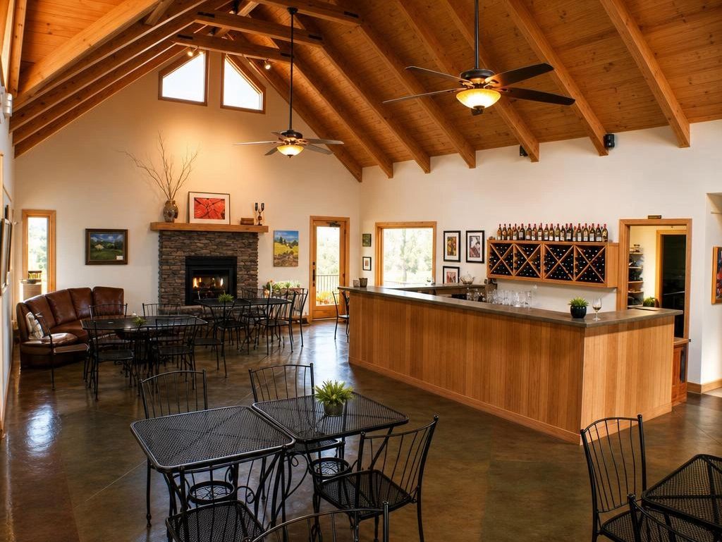 Interior of Winery 