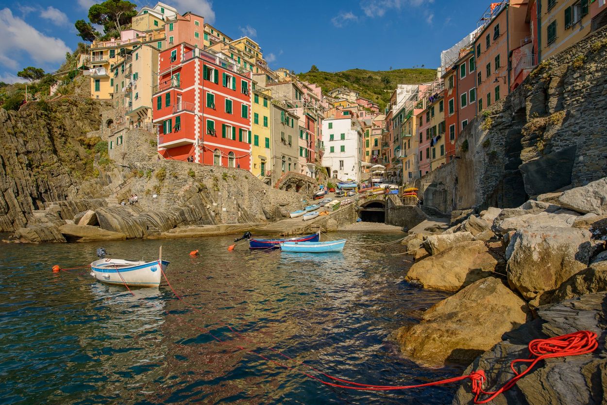 Riomaggiore, Cinque Terre, Italy.