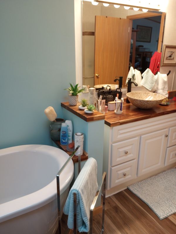 Complete bathroom renovation - after 