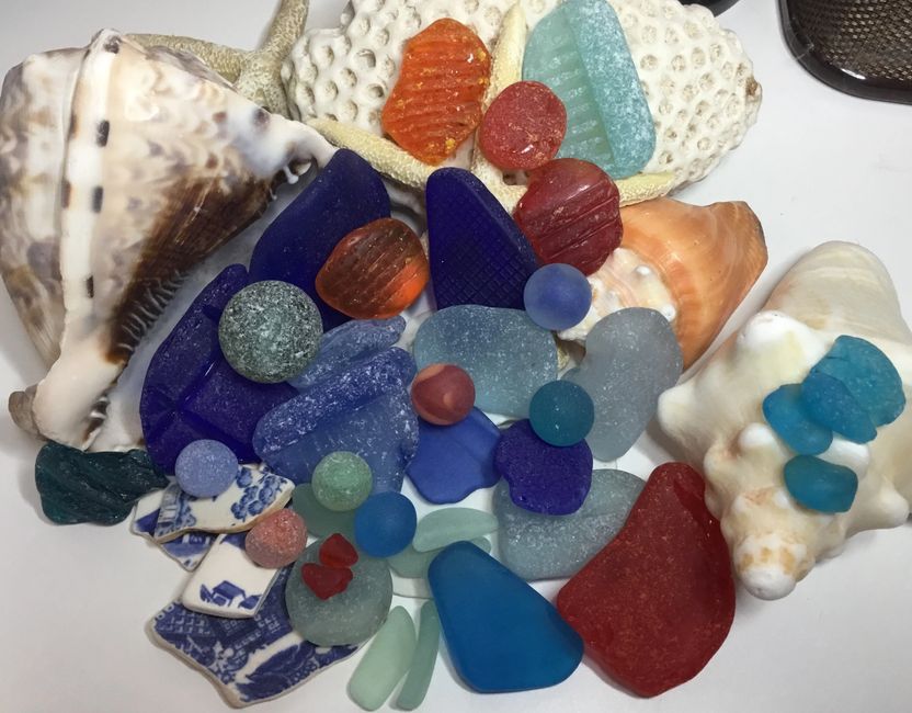 Assortment of Extremely Rare Sea Glass
