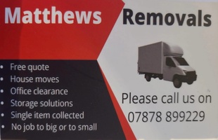 Matthew’s removals

Call us know on 07878899229 for a free quote.