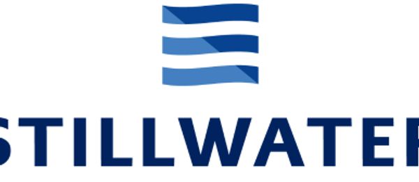 Stillwater Christian School logo with blue waves and text.