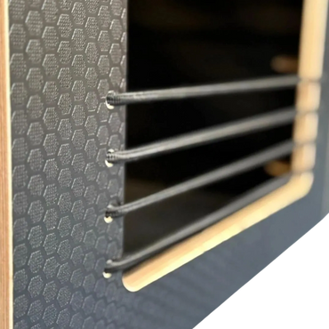 Bungees fitted in removal centre section