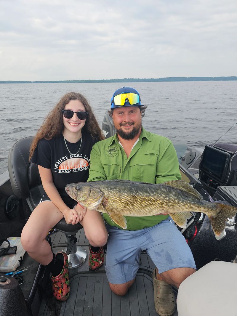Craig Best with a 30-inch walleye on Lake Vermilion
