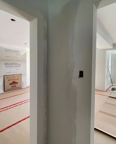 Drywall finished and ready for the paint! 