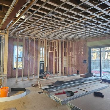 Main floor addition, rough ins completed Oversized sliding doors, and arched doorways, Kitchener 