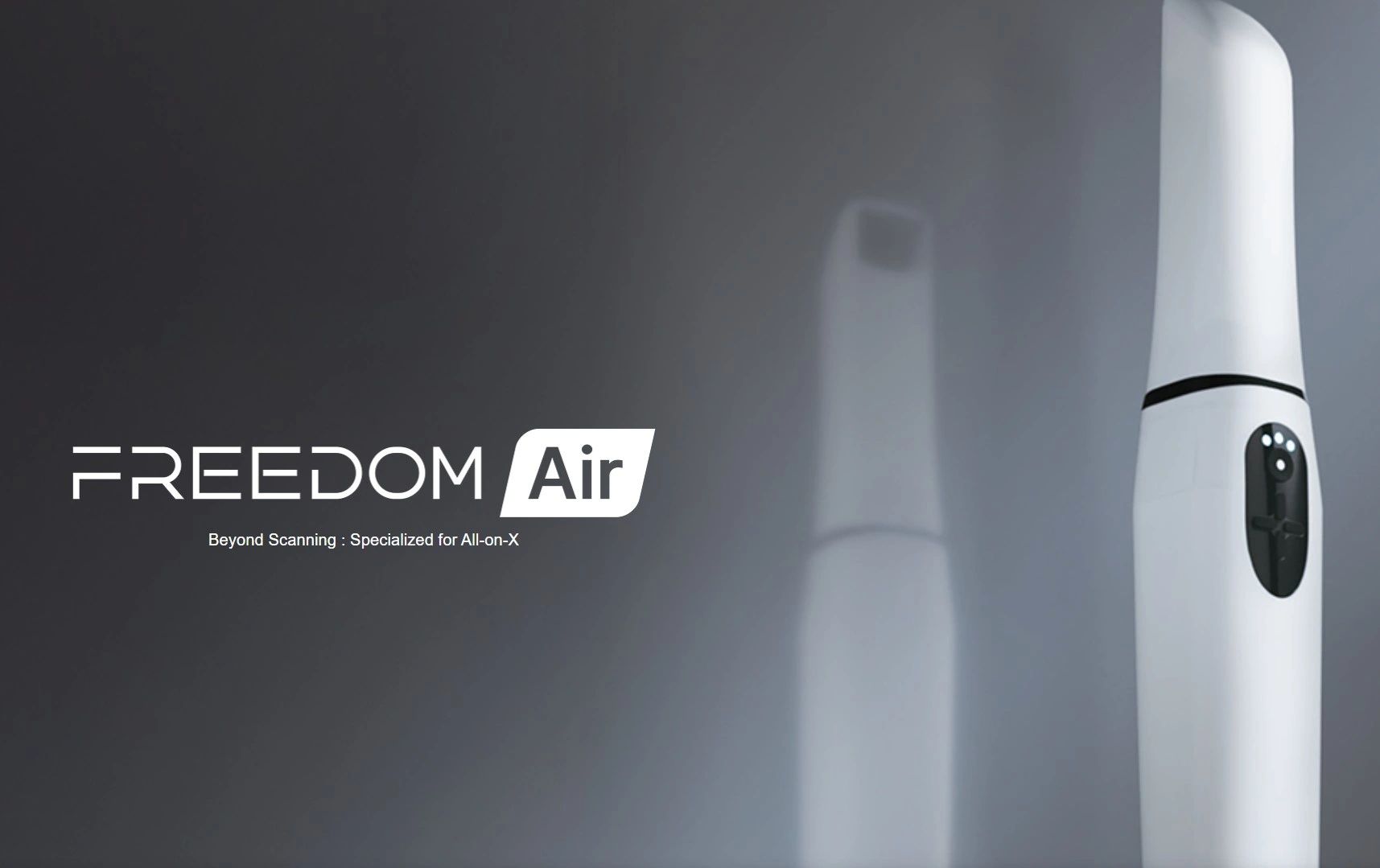 Freedom Air device with sleek design and logo.