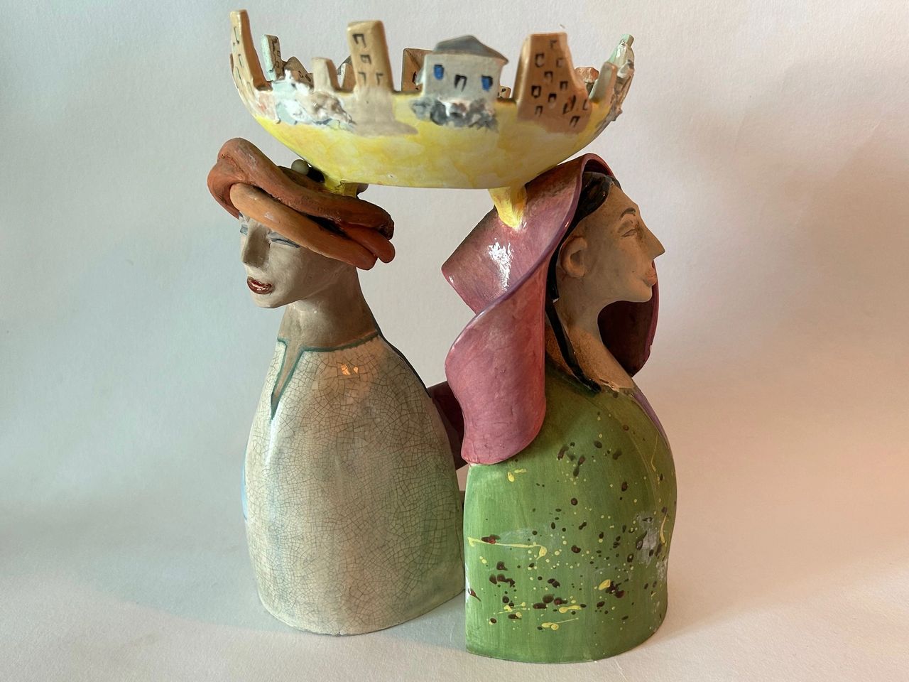 Nation Builders (Shama Maira, ceramics sculpture)