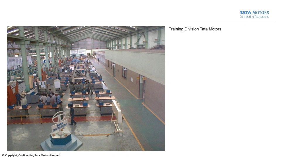 Training Division, Tata Motors, Pimpri Pune, in 1973. 