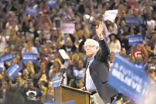 Bernie Sanders. Photo: Bloomberg