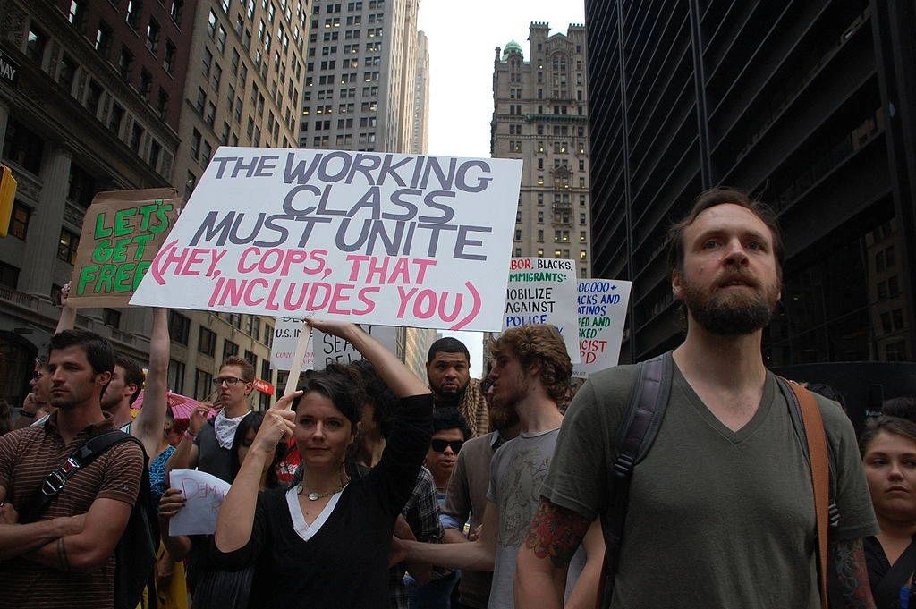 ["Occupy Wall Street" - Photograph by Thomas Good / NLN under Creative Commons]