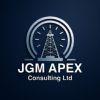 Logo of JGM Apex Consulting Ltd with a stylized apex symbol.