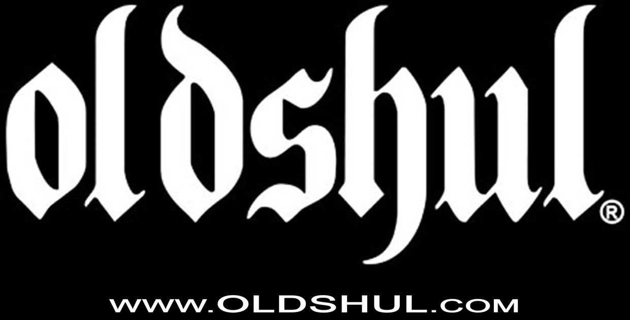 Logo reading 'oldshul' with website URL www.OLDSHUL.com.