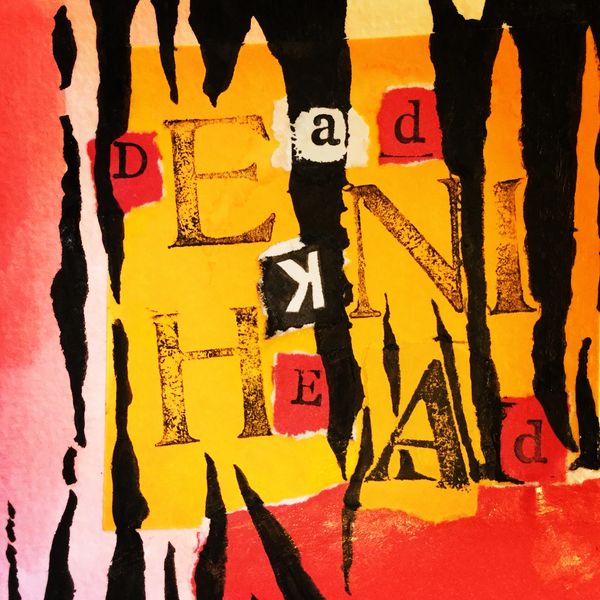 Mixed media sketchbook page