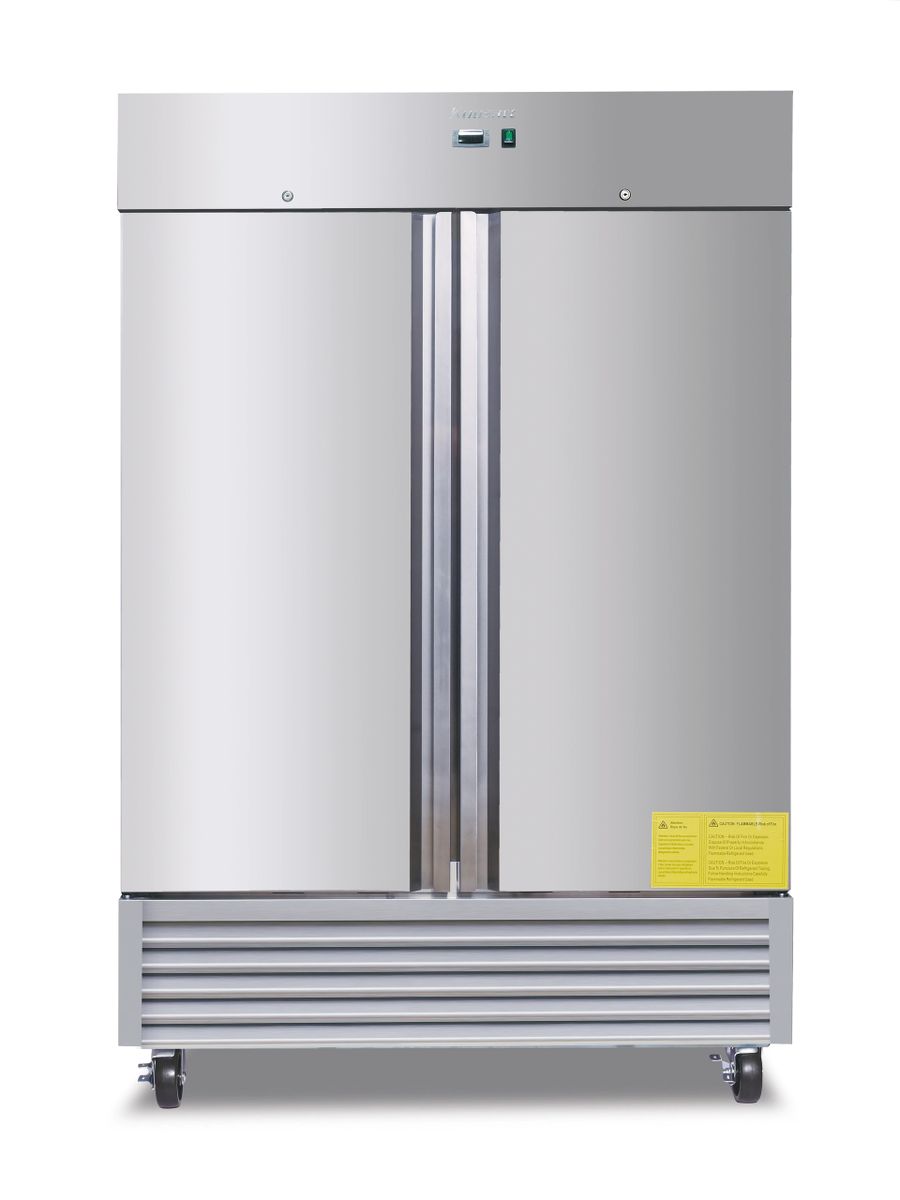 Commercial Stainless Steel 2Door Reachin Freezer ST49BF