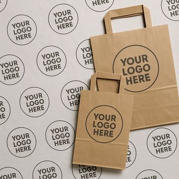 Custom branding available on bags, paper, coffee cups and more at Verona Eco Ltd