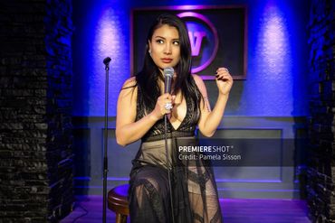 Comedian Jiaoying Summers in Las Vegas. Photographed by Pamela Sisson.