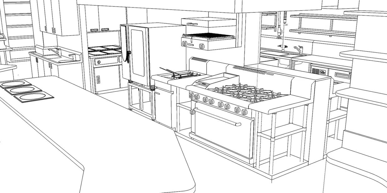 Complied Kitchen Commercial Kitchen