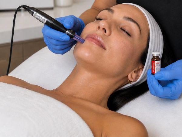 Anti-aging treatment Microneedling with PDRN & exosomes at Solo Esthetics And Skin Spa, Sterling VA