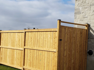 Pressure Treated Wood - Sandwich Style - Fence Solutions