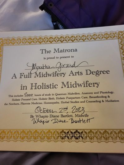 Holistic midwife The Matrona