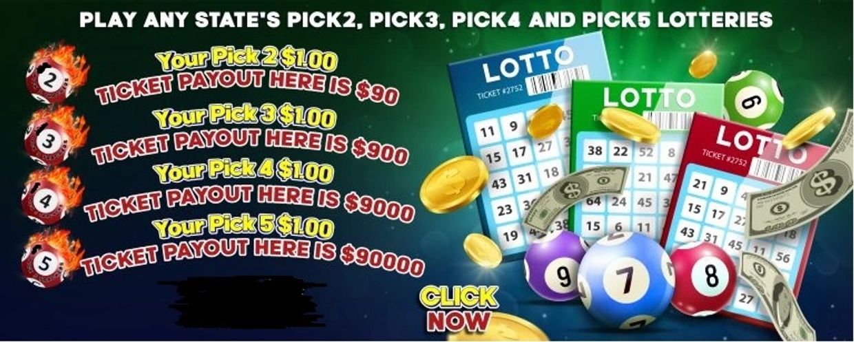 Lottery ticket payouts for Pick 2, 3, 4, and 5 with increasing prize amounts.