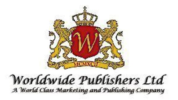 Logo of Worldwide Publishers Ltd with lions and a crown.