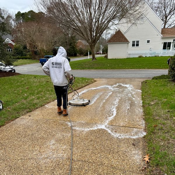 Driveway Pressure Washing