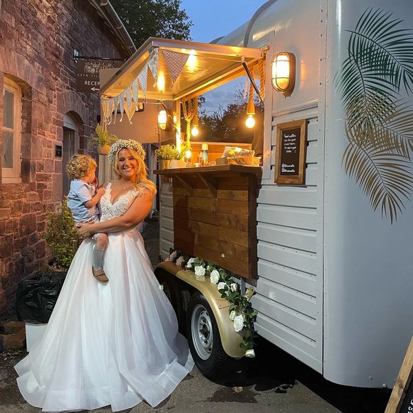 Bride waffle food truck