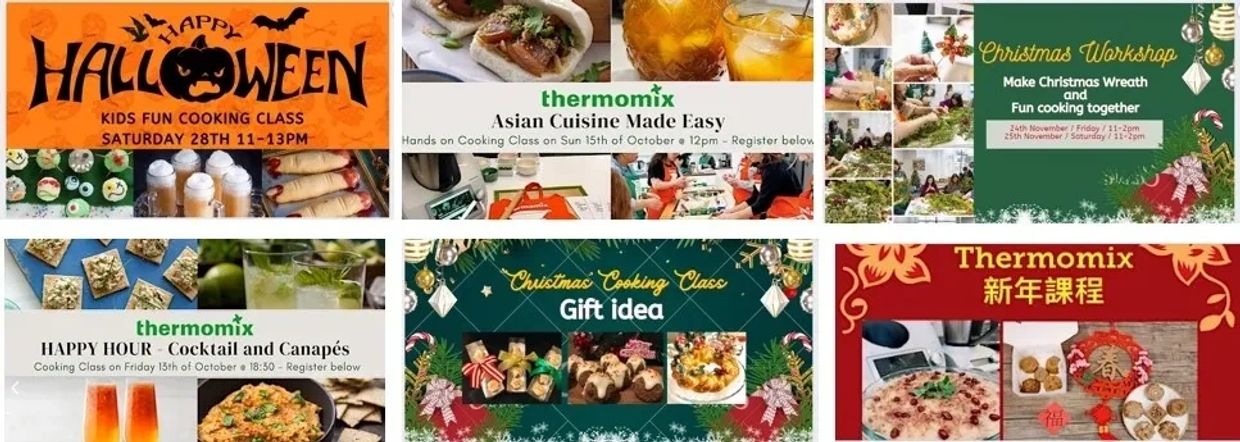 Cooking classes and Demos