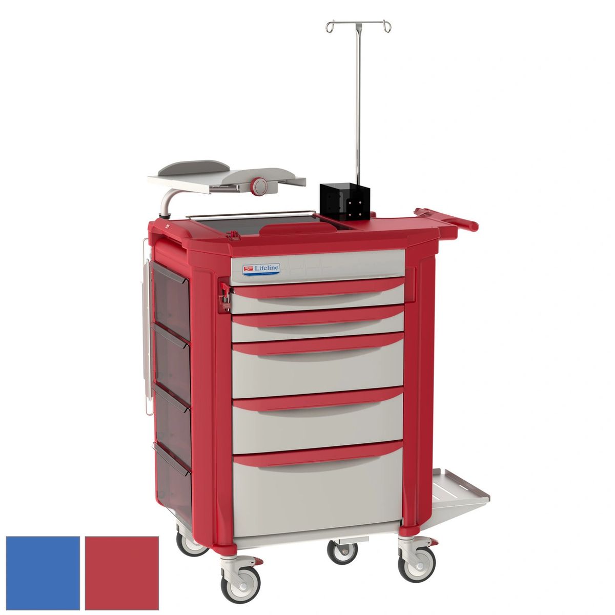 LECCRP7 Lifeline Crash Cart