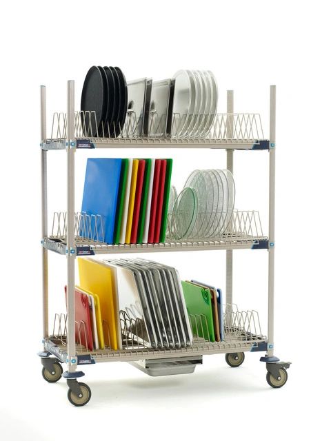 MetroMax i Mobile Drying Rack Units | 3 Tier | Drip Tray