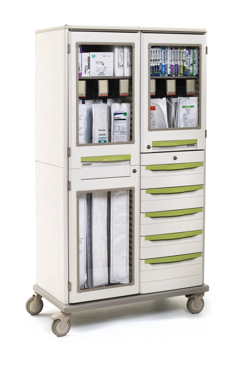 Starsys Mobile Catheter Supply Cabinet