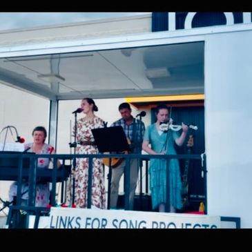 Our family Singing from Our Porch-Stage trailer ~ Follow Us on YouTube Creations for Christ (est2020