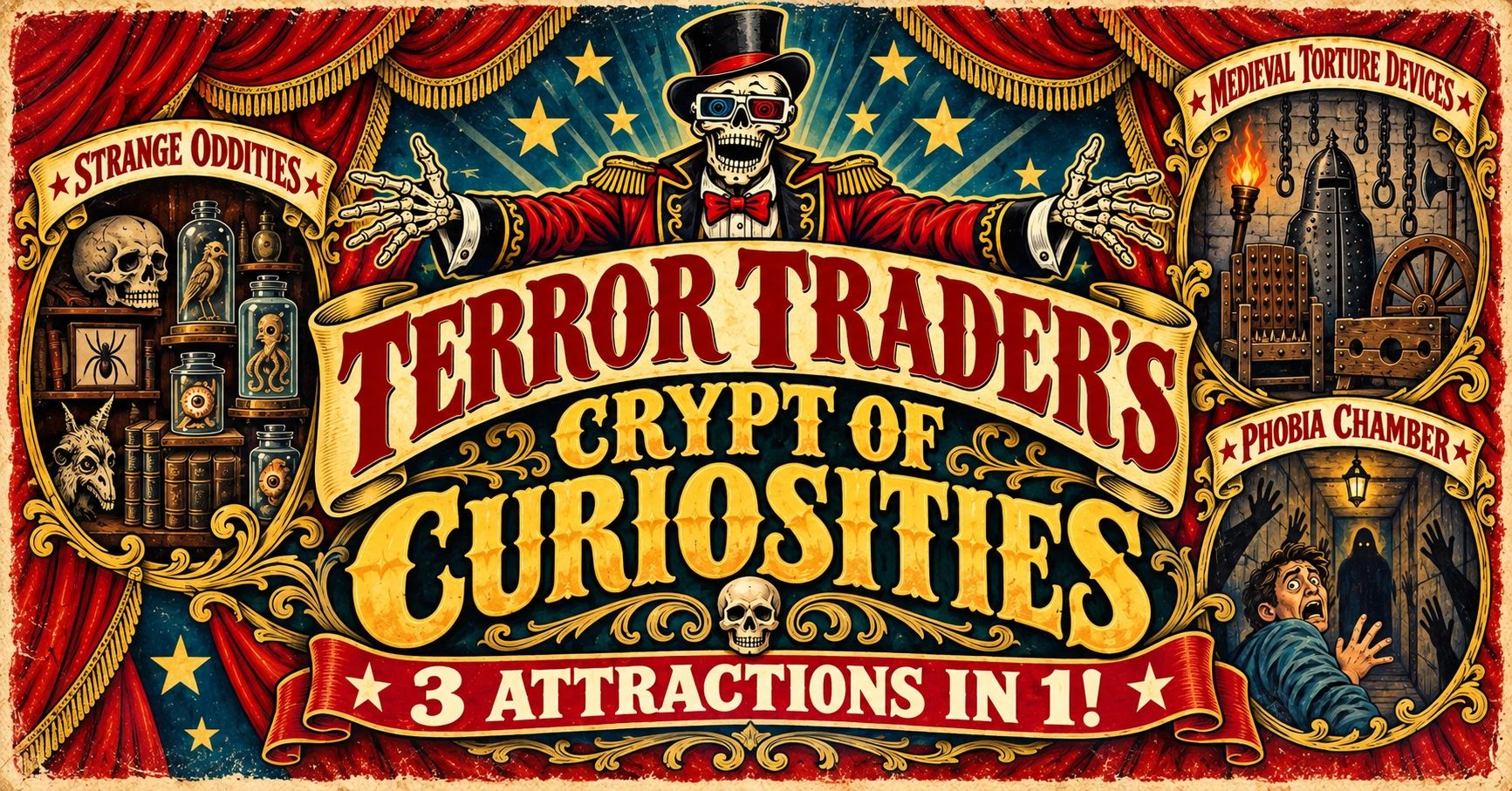 Terror Trader invites you to enter CRYPT OF CURIOSITIES