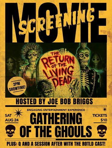 Gathering Of The Ghouls screening of The Return Of The Living Dead at the Mesa Convention Center Aug