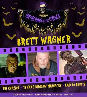 Come meet Brett Wagner at Gathering Of The Ghouls 2024 in Mesa, AZ this summer!
