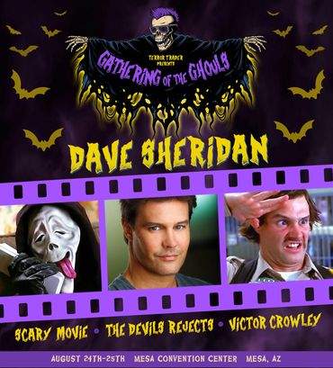 Meet Dave Sheridan at Terror Trader's Gathering Of The Ghouls horror party this August!