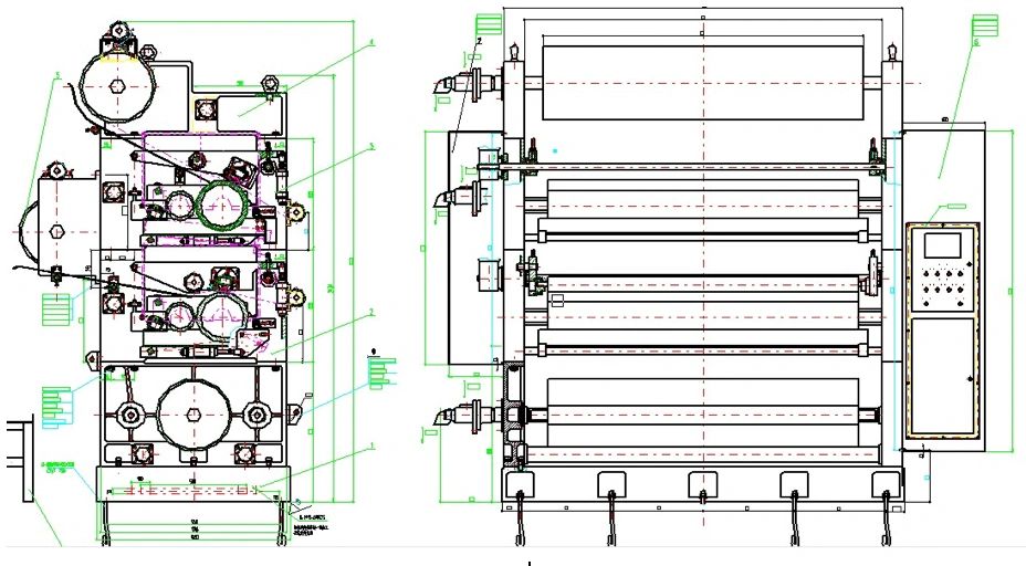 oluklu mukavva nişasta ünitesi