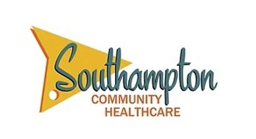 Southampton Community Healthcare logo with stylized text and yellow triangular graphic.