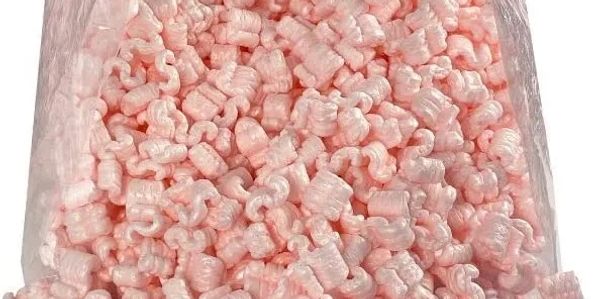 LOW PRICE $15.99   One Bag.   
https://feelwellorganics.com/shop/ols/products/1-bag-pink-anti-static-popcorn-26-gal-free-shipping-packing-peanuts-35-cu-ft
