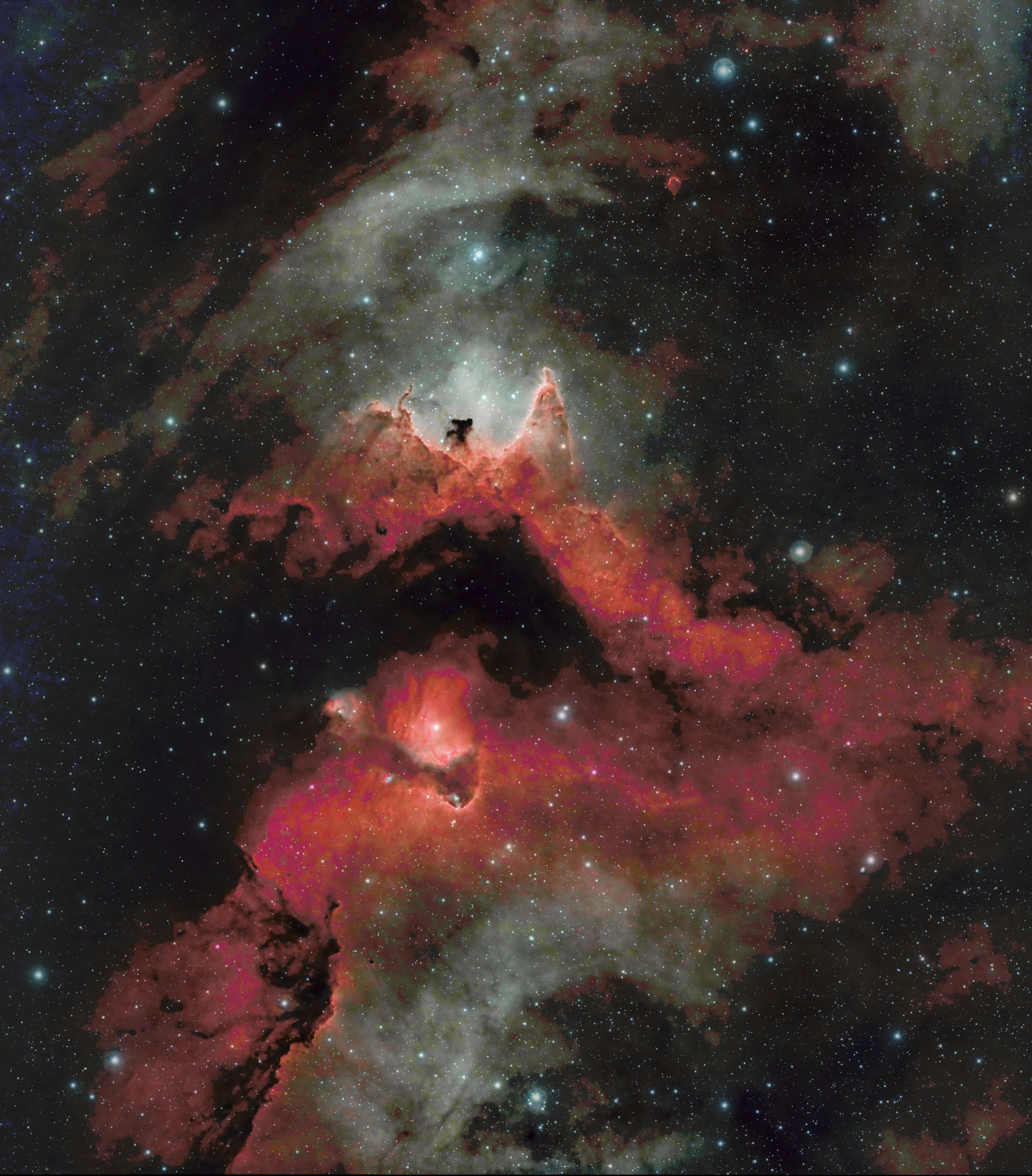 OCI3680. A catchy title! Taken mid November 2025. 150 images stacked with dark and bias frames.