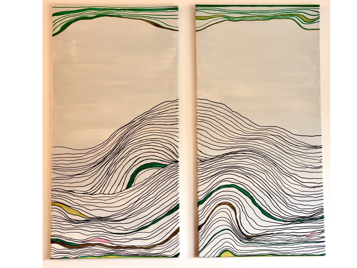 Modern Lines created for a ski home at Boyne Mountain