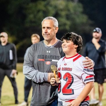Mark Foster serving as Coach at Greenville Red Raiders Youth Football for City Youth Sports