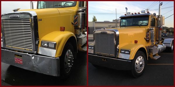 Fleet collision repair, oversized vehicles collision repair and paint, heavy duty truck collision