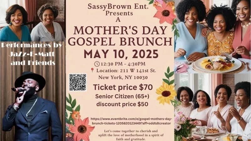 This Saturday, The Khemist will be a  vendor  at this Harlem Mothers Day Brunch celebration. 