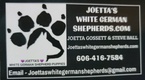 Joetta's White German Shepherds 