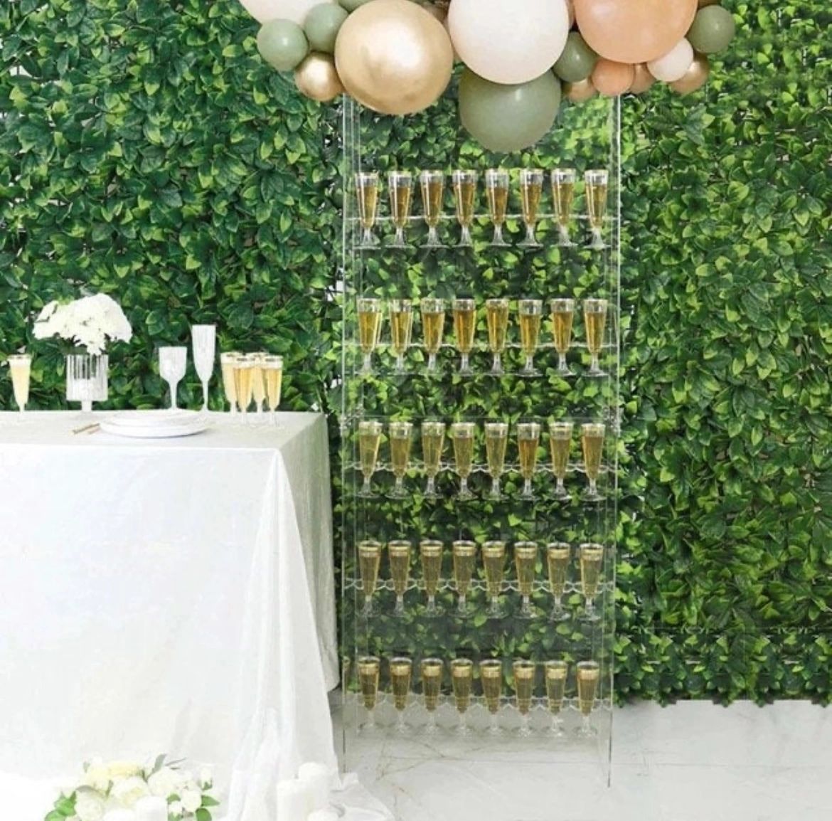 Acrylic Champagne Wall
