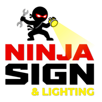 Ninja Sign and Lighting
