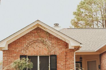 a house with a finished roof